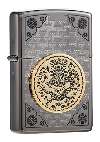 ZA-1-88B Classic Five-Clawed Dragon Windproof Lighter