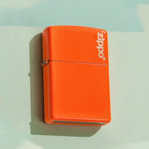 231ZL Orange Matte Zippo Logo Windproof Lighter