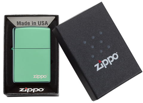 28129ZL Chameleon Zippo Logo Windproof Lighter