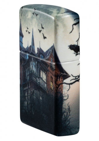 48922 House of Horrors Windproof Lighter (Includes Blue-Light Keychain, Assorted Color)