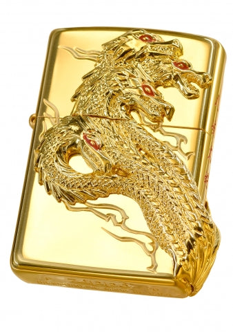 ZA-5-162A Yamata no Orochi Windproof Lighter – Gold