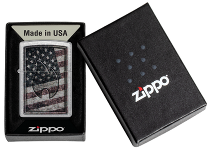 48180 American Flame Flag Windproof Lighter
