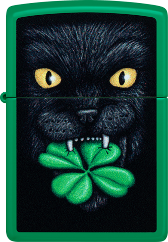 46721 Lucky Cat Design Windproof Lighter