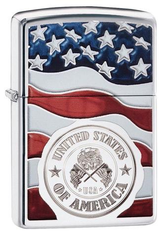 29395 American Badge Windproof Lighter