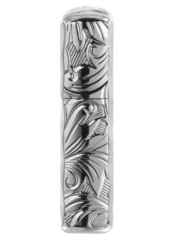 ZA-4-43A Armor® Wraparound Arabesque Windproof Lighter – Silver