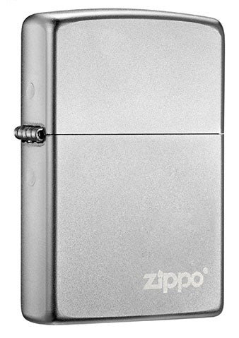 205ZL Satin Chrome Zippo Logo Windproof Lighter