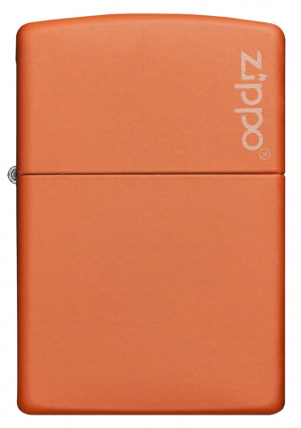231ZL Orange Matte Zippo Logo Windproof Lighter