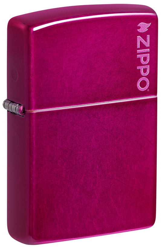 24003ZL Candy Raspberry Zippo Logo Windproof Lighter