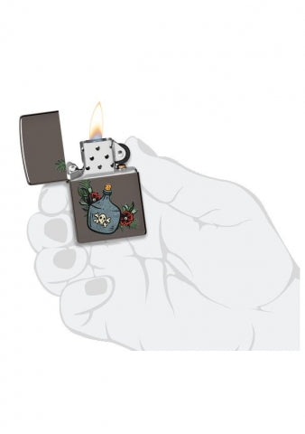 48409 Moonlight Flask Windproof Lighter