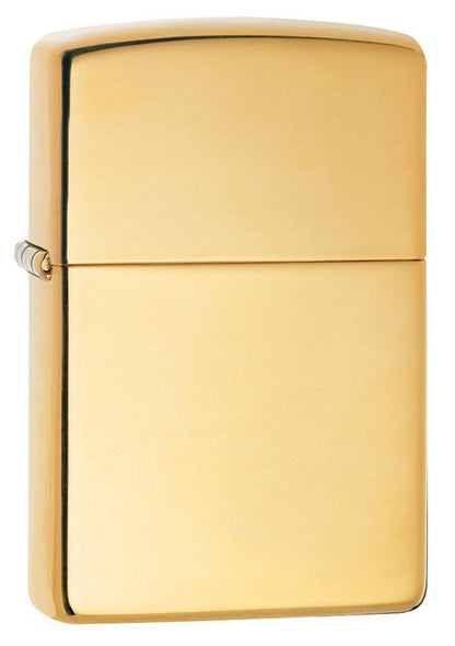 254B High Polish Brass Windproof Lighter