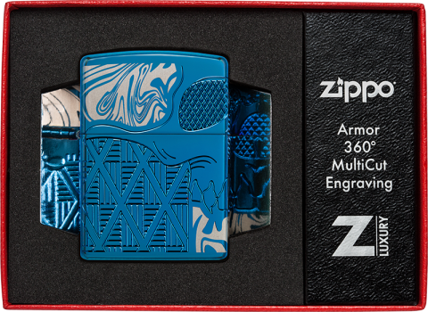 49705 Armored Skull Windproof Lighter