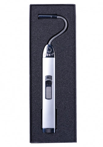 121653 Zippo Flex Neck Utility Lighter – Silver, Gift Box