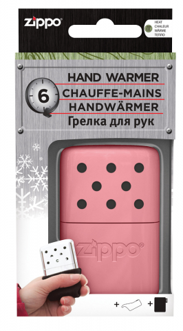 40363 Zippo 6-Hour Refillable Hand Warmer – Pink (Limited-Time 355 ml Fuel Gift)