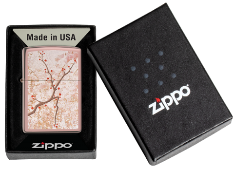49486 Falling Cherry Blossoms Windproof Lighter