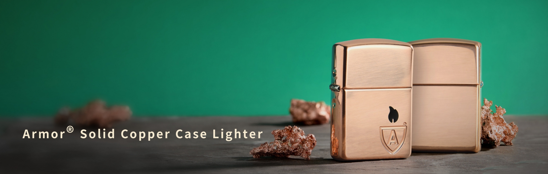 zippo-Armor® Solid Copper Case Lighter